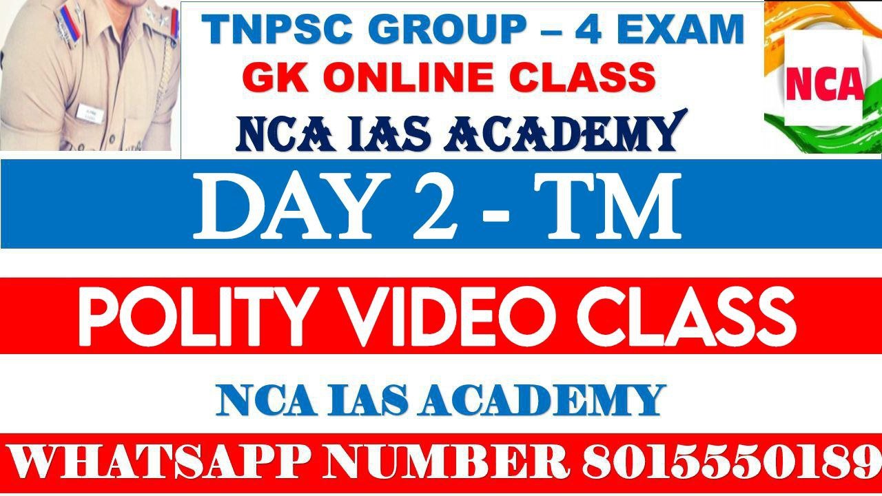 TNPSC GROUP 4 – TM GK DAY 2