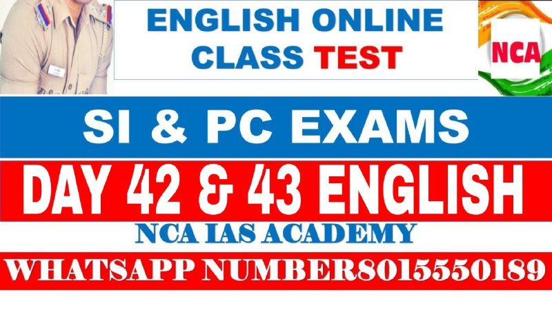 DAY 42 & 43 ENGLISH