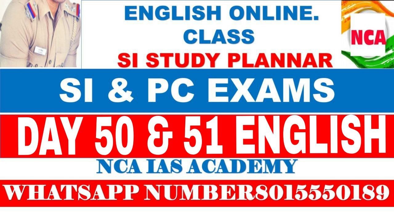 DAY 50 AND 51 ENGLISH