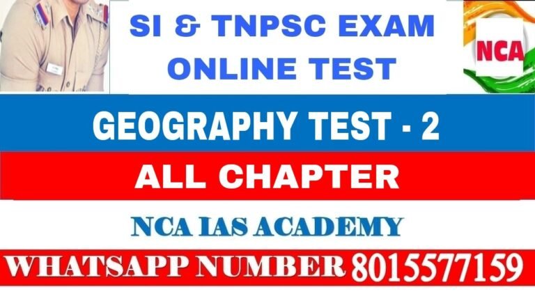 WA – GEOGRAPHY TEST – 02