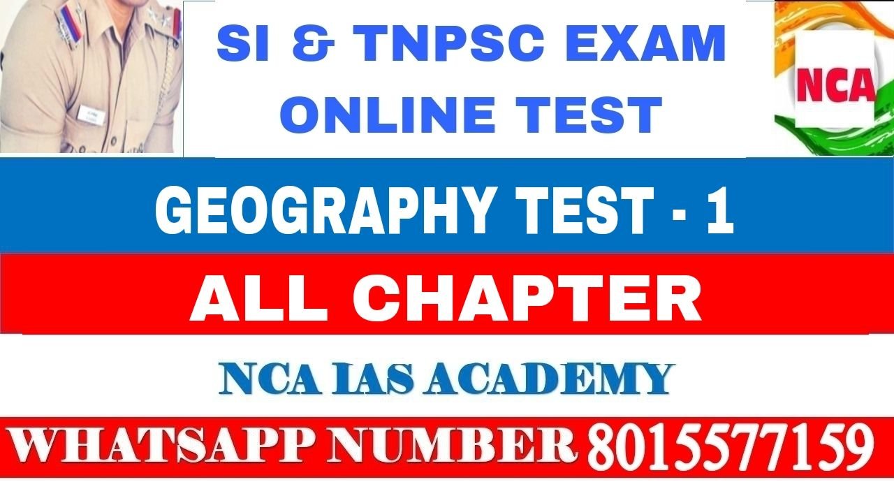 WA – GEOGRAPHY TEST – 01