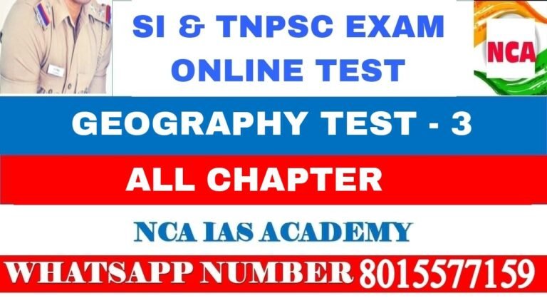 WA – GEOGRAPHY TEST – 03