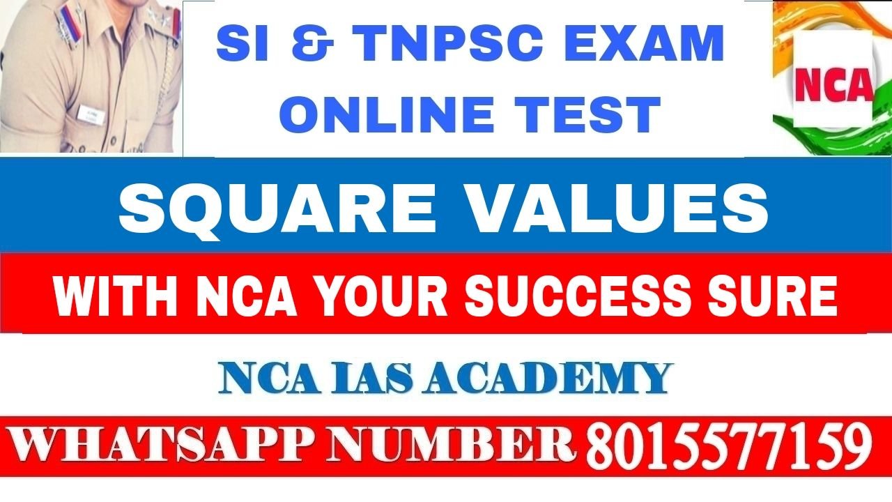 2. SQUARE VALUES
