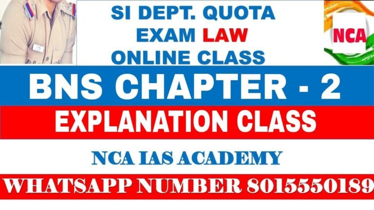 BNS CHAPTER – 02 VIDEO CLASS