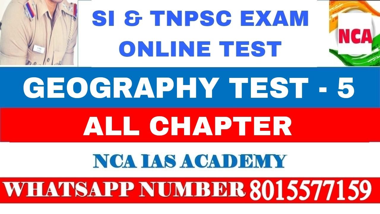 GEOGRAPHY TEST – 05