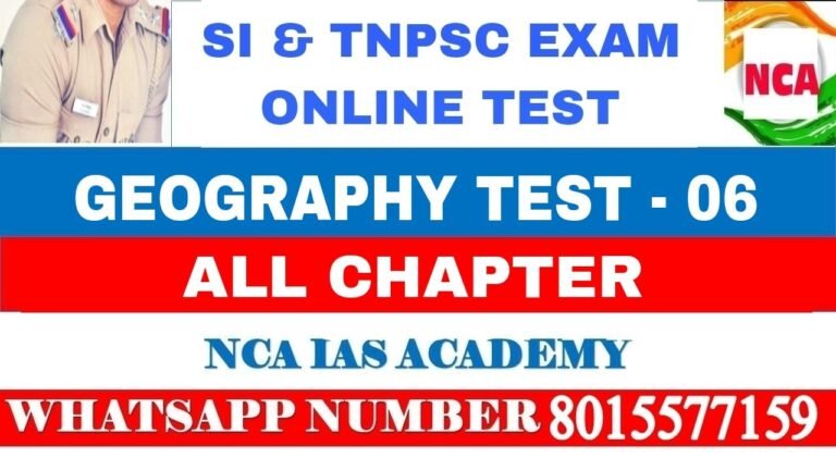 WA – GEOGRAPHY TEST – 06