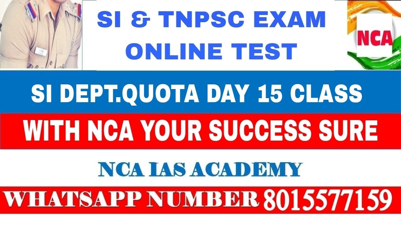 SI DEPT.QUOTA DAY 15 CLASS