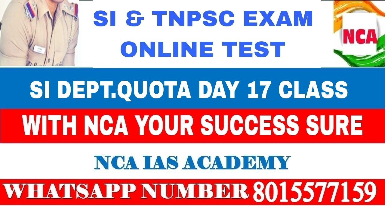 SI DEPT.QUOTA DAY 17 CLASS