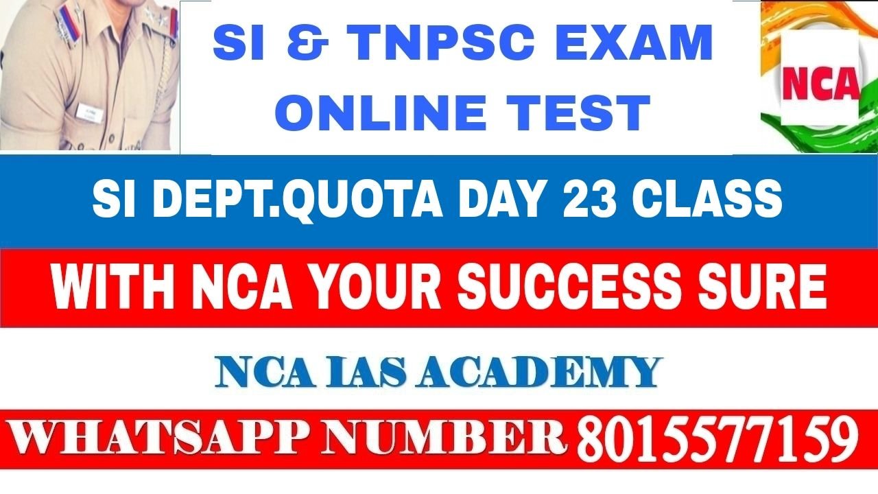 SI DEPT.QUOTA DAY 23 CLASS