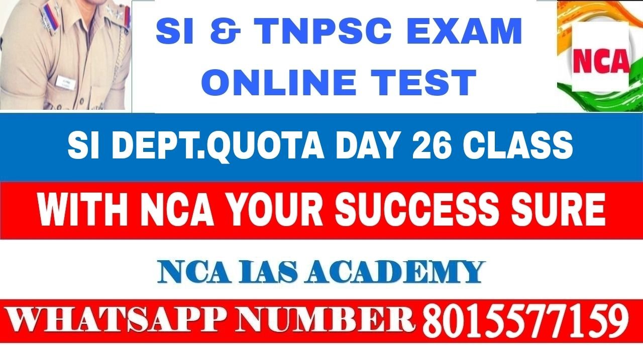 SI DEPT.QUOTA DAY 26 CLASS