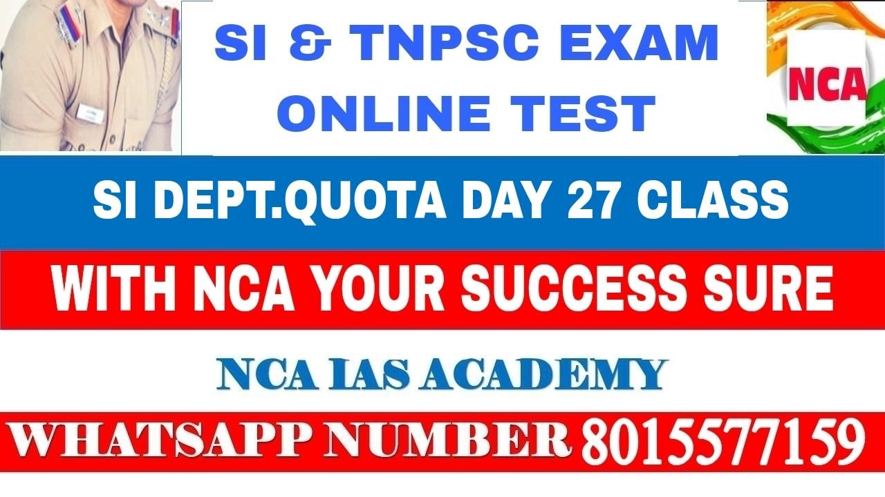 SI DEPT.QUOTA DAY 27 CLASS