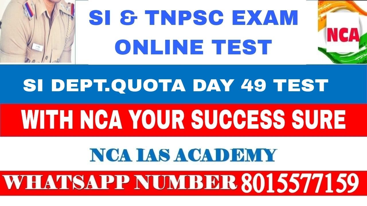 SI DEPT.QUOTA DAY 49 TEST
