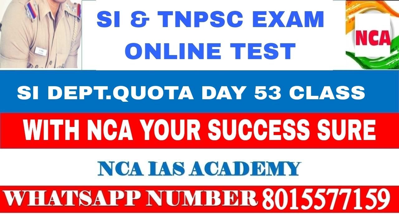 SI DEPT.QUOTA DAY 53 CLASS