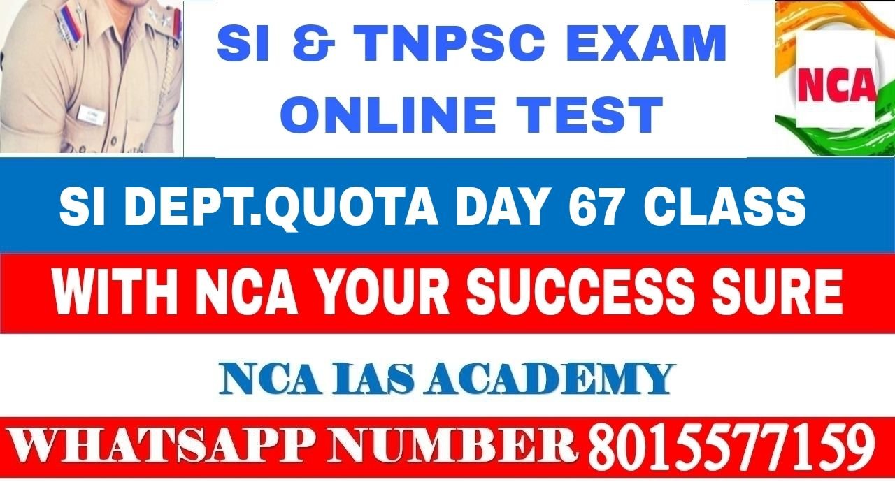 SI DEPT.QUOTA DAY 67 CLASS
