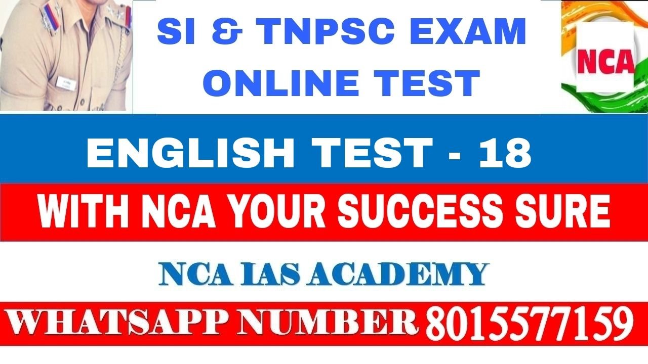 ENGLISH TEST – 18