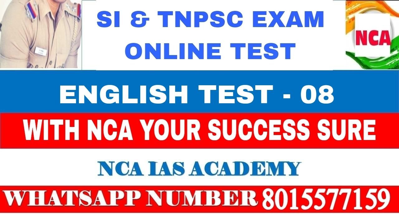 ENGLISH TEST – 08