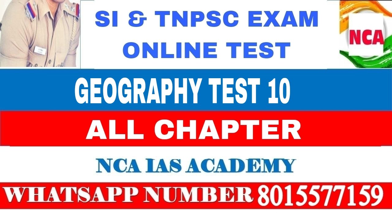 WA – GEOGRAPHY TEST – 10