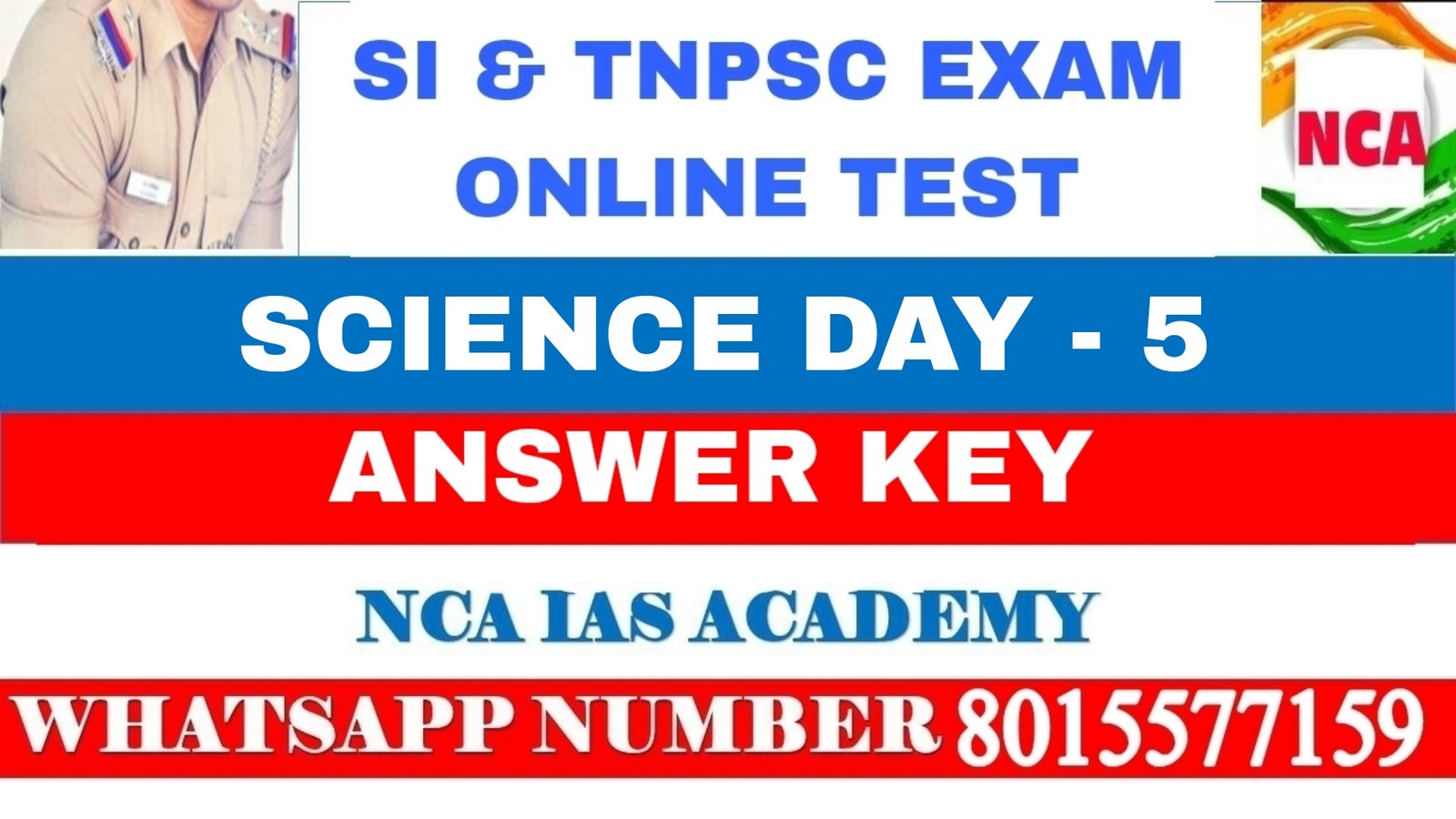 WA – SCIENCE TEST 5