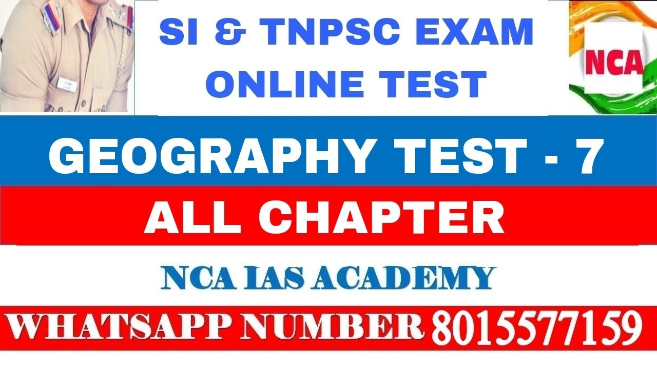 WA – GEOGRAPHY TEST – 07