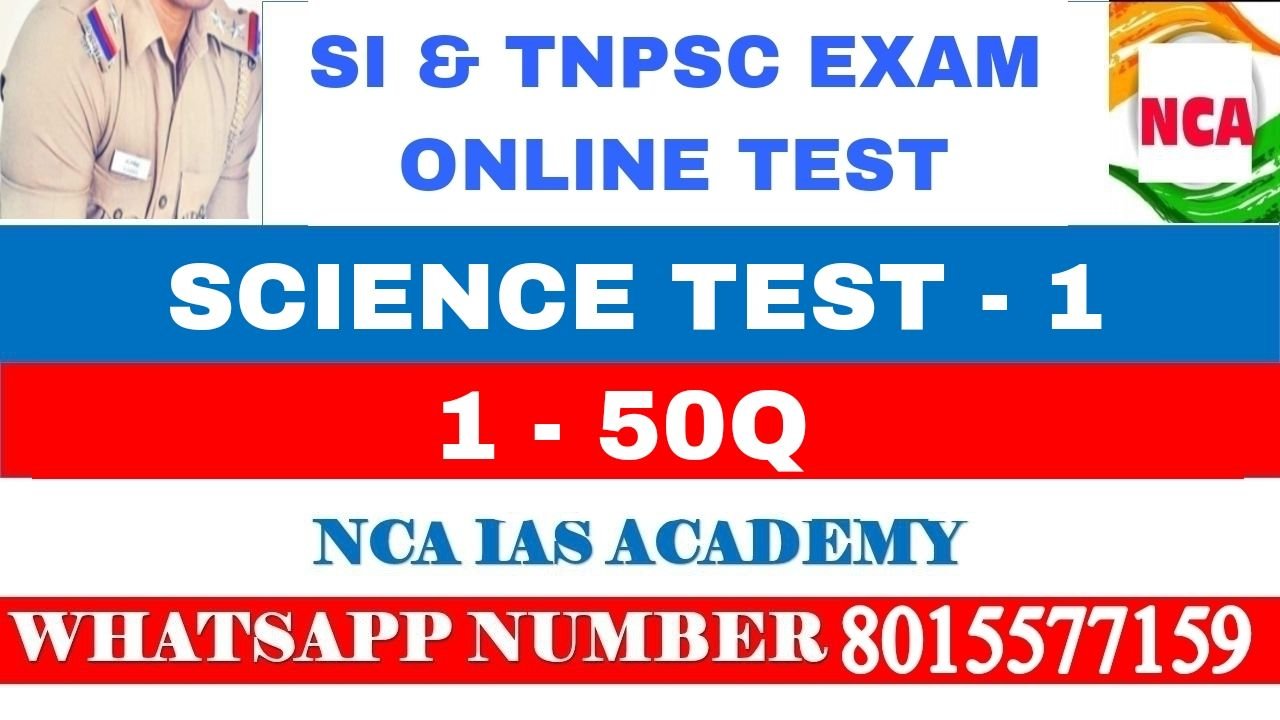 SCIENCE TEST – 01