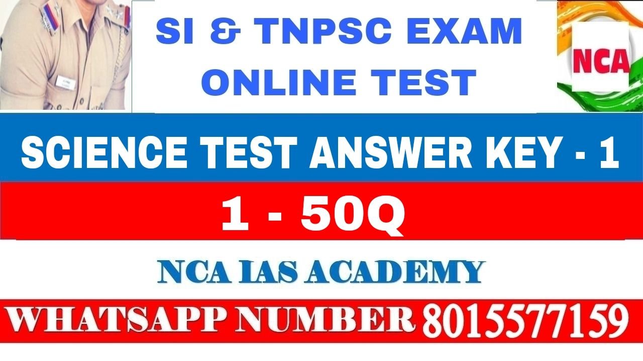 WA – SCIENCE TEST – 1