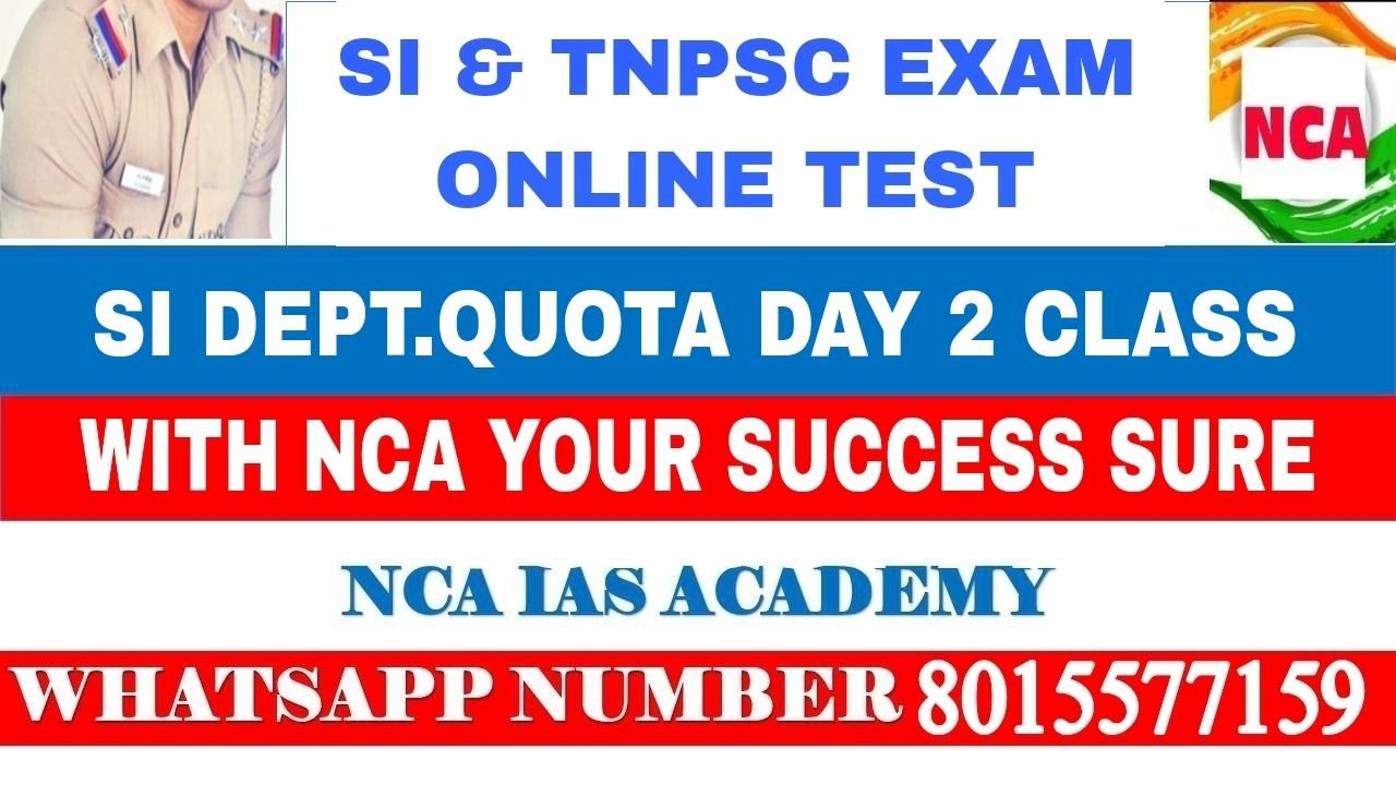 SI DEPT.QUOTA DAY 02 CLASS