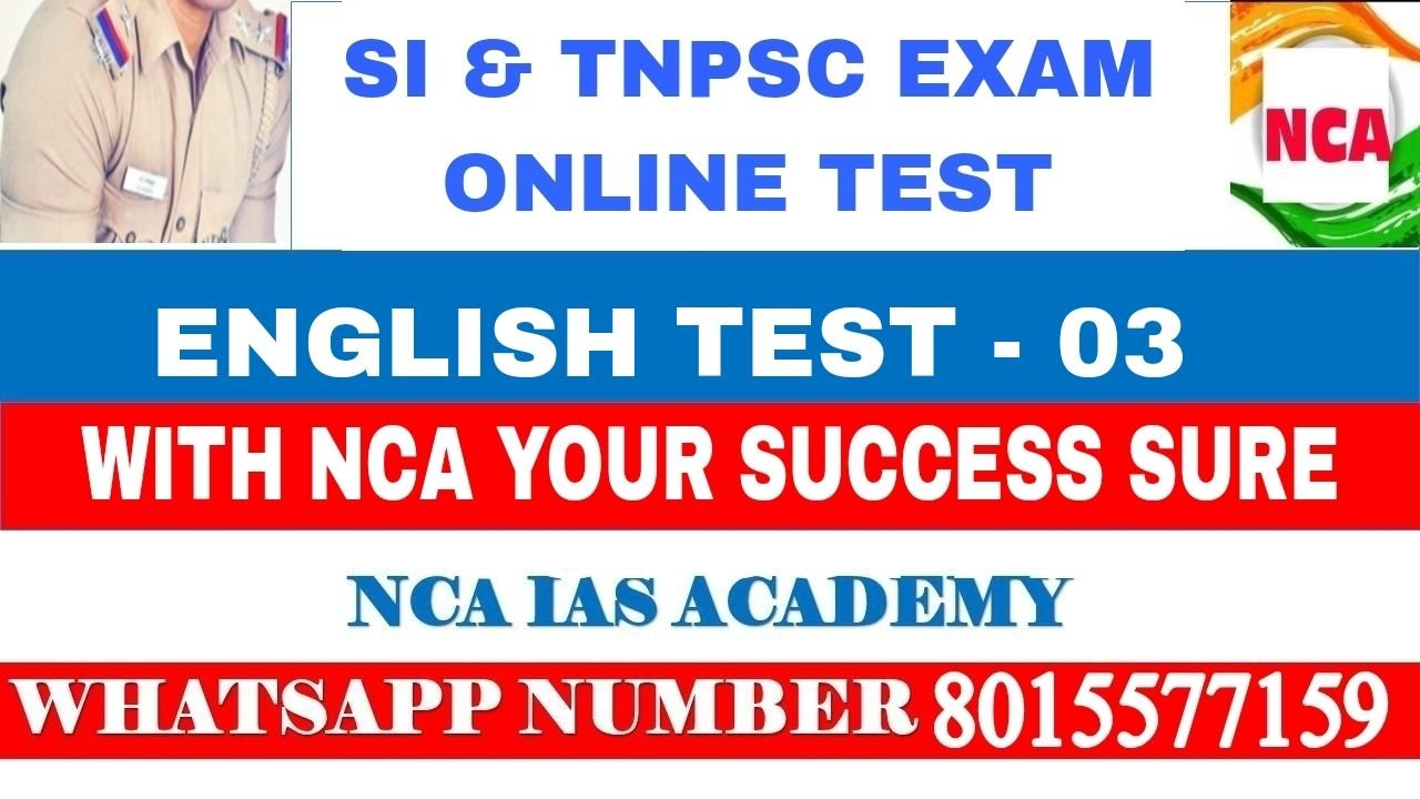 ENGLISH TEST – 03
