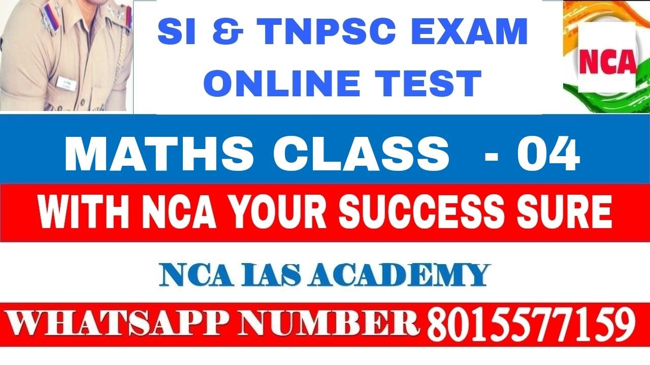 MATHS CLASS – 04