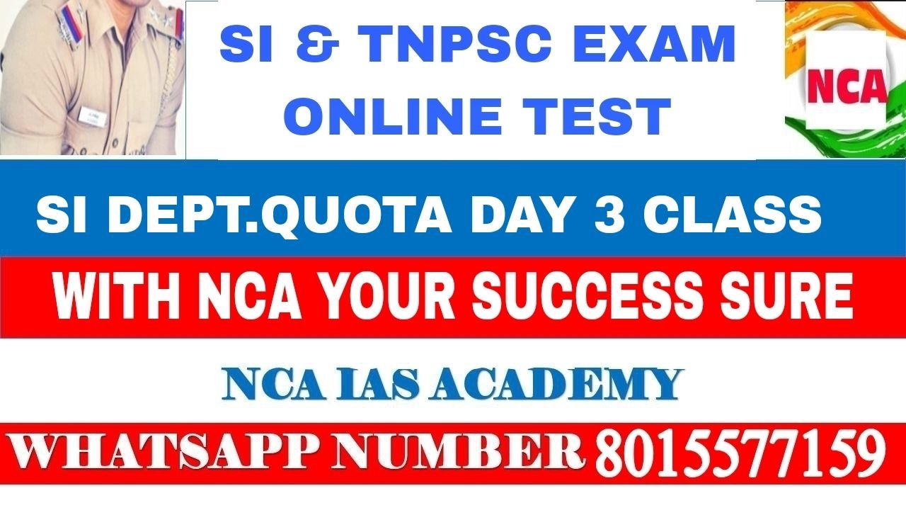 SI DEPT.QUOTA DAY 03 CLASS