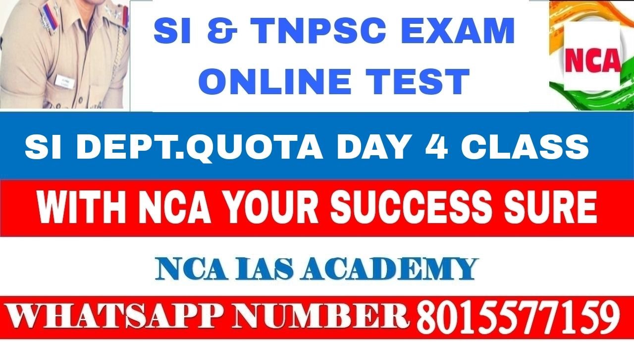 SI DEPT.QUOTA DAY 04 CLASS