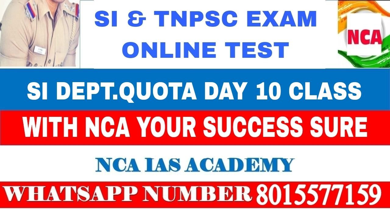 SI DEPT.QUOTA DAY 10 CLASS