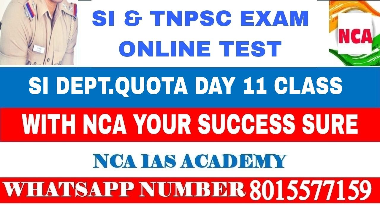 SI DEPT.QUOTA DAY 11 CLASS