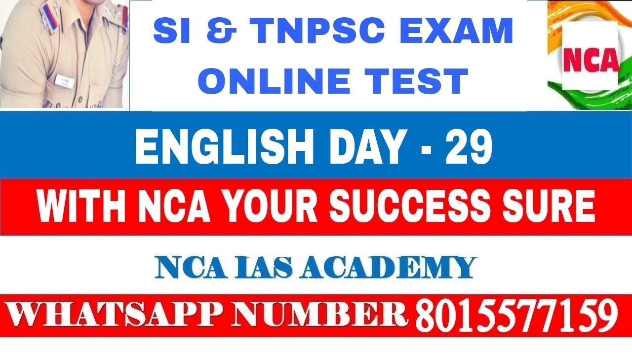 ENGLISH DAY – 29