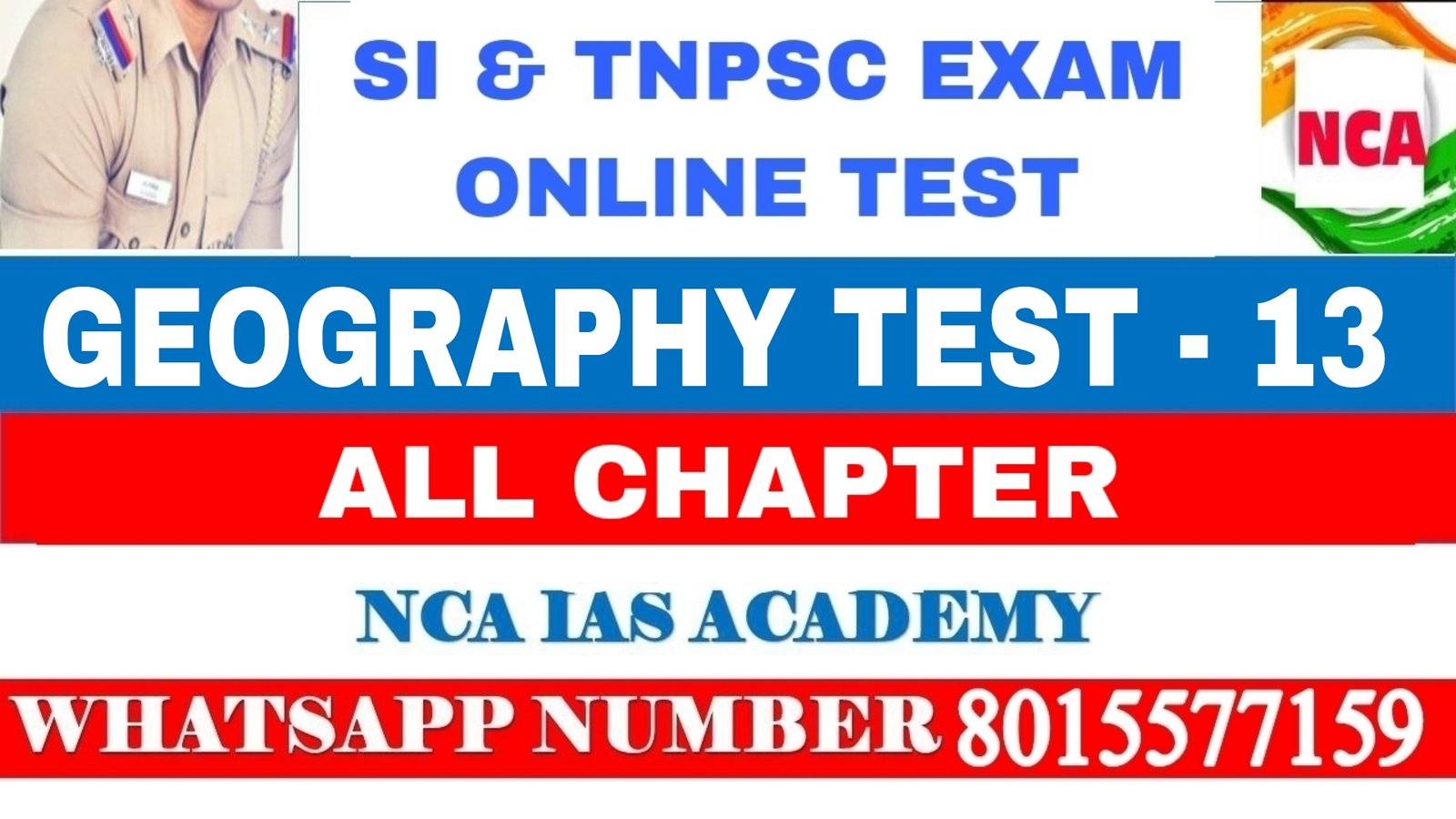 WA – GEOGRAPHY TEST – 13
