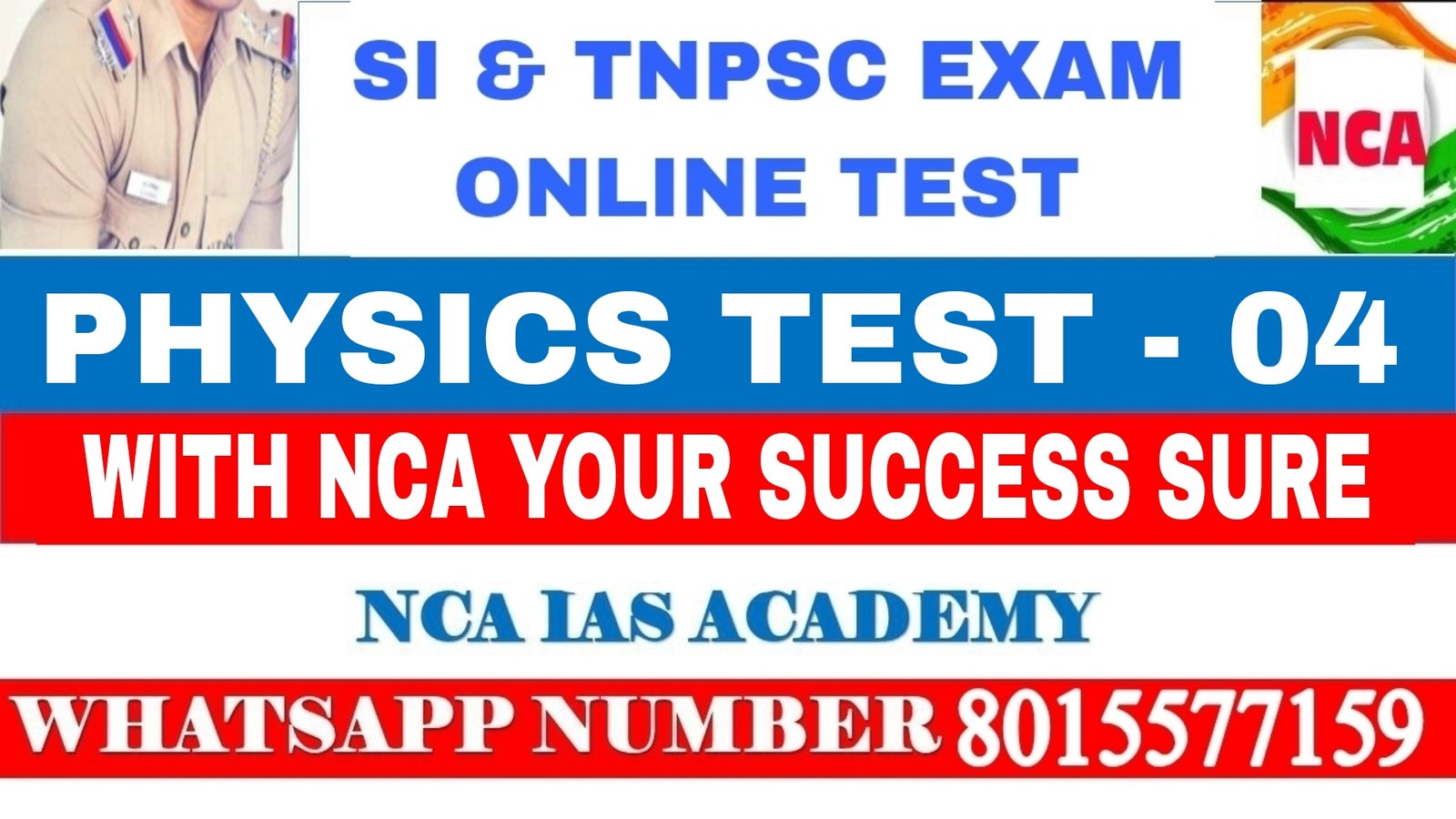 WA – PHYSICS TEST – 04