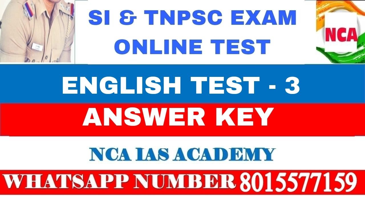 WA – ENGLISH TEST – 03