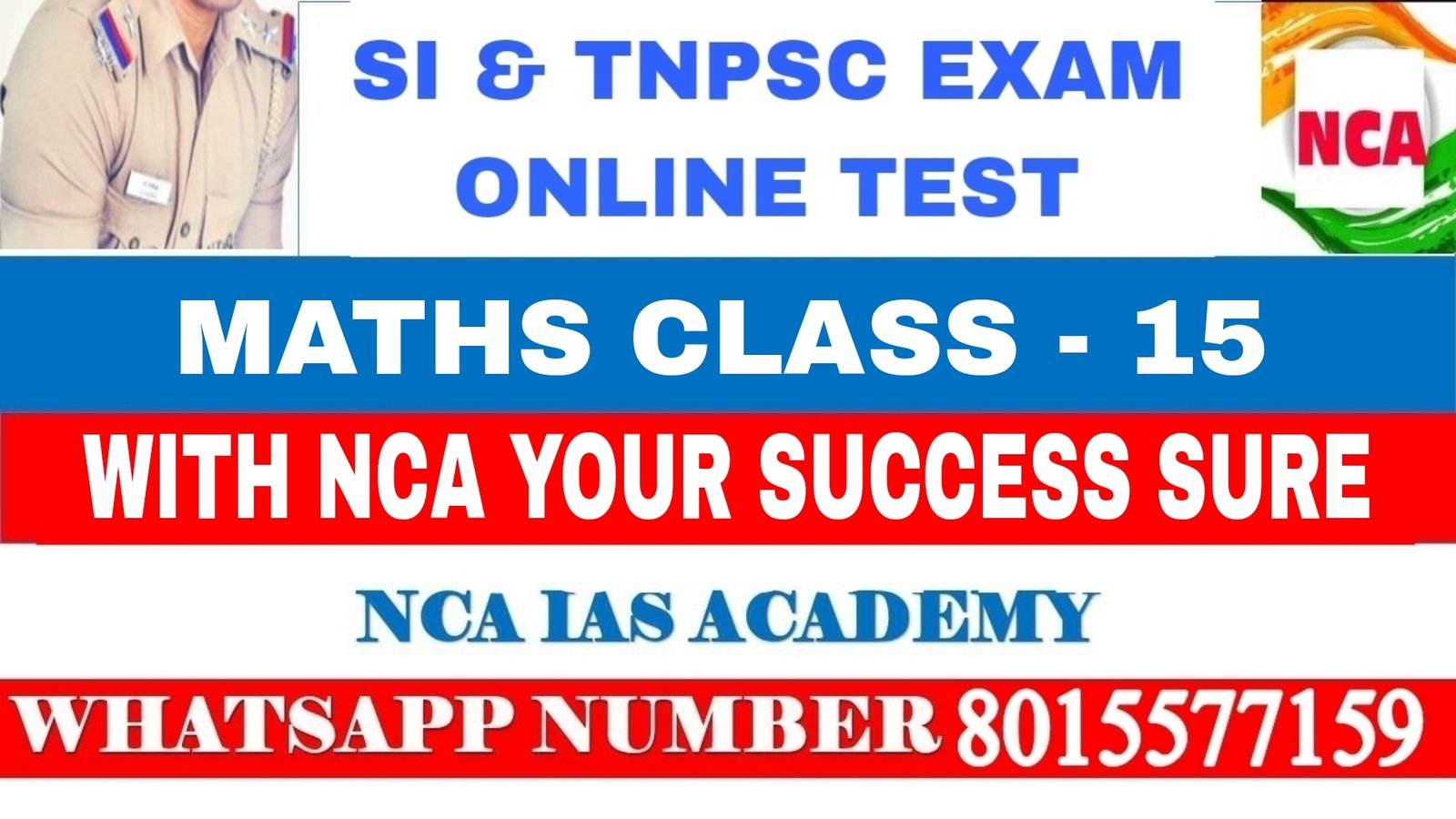 MATHS CLASS – 15