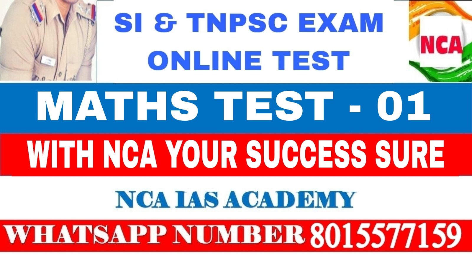 WA – MATHS TEST – 01