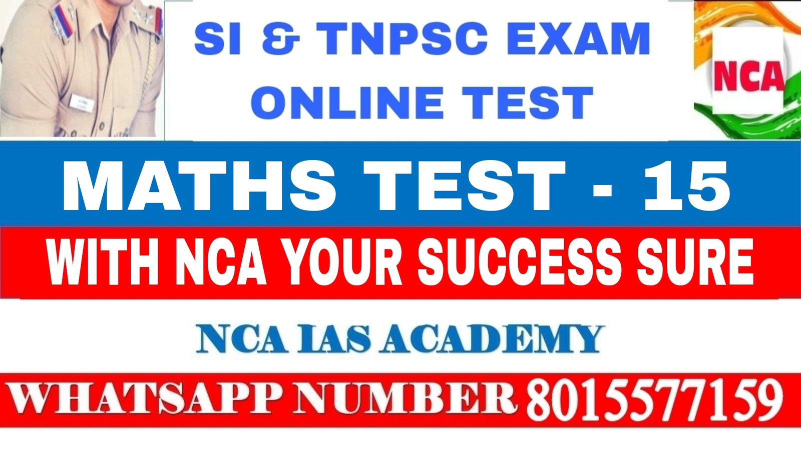 WA – MATHS TEST – 15