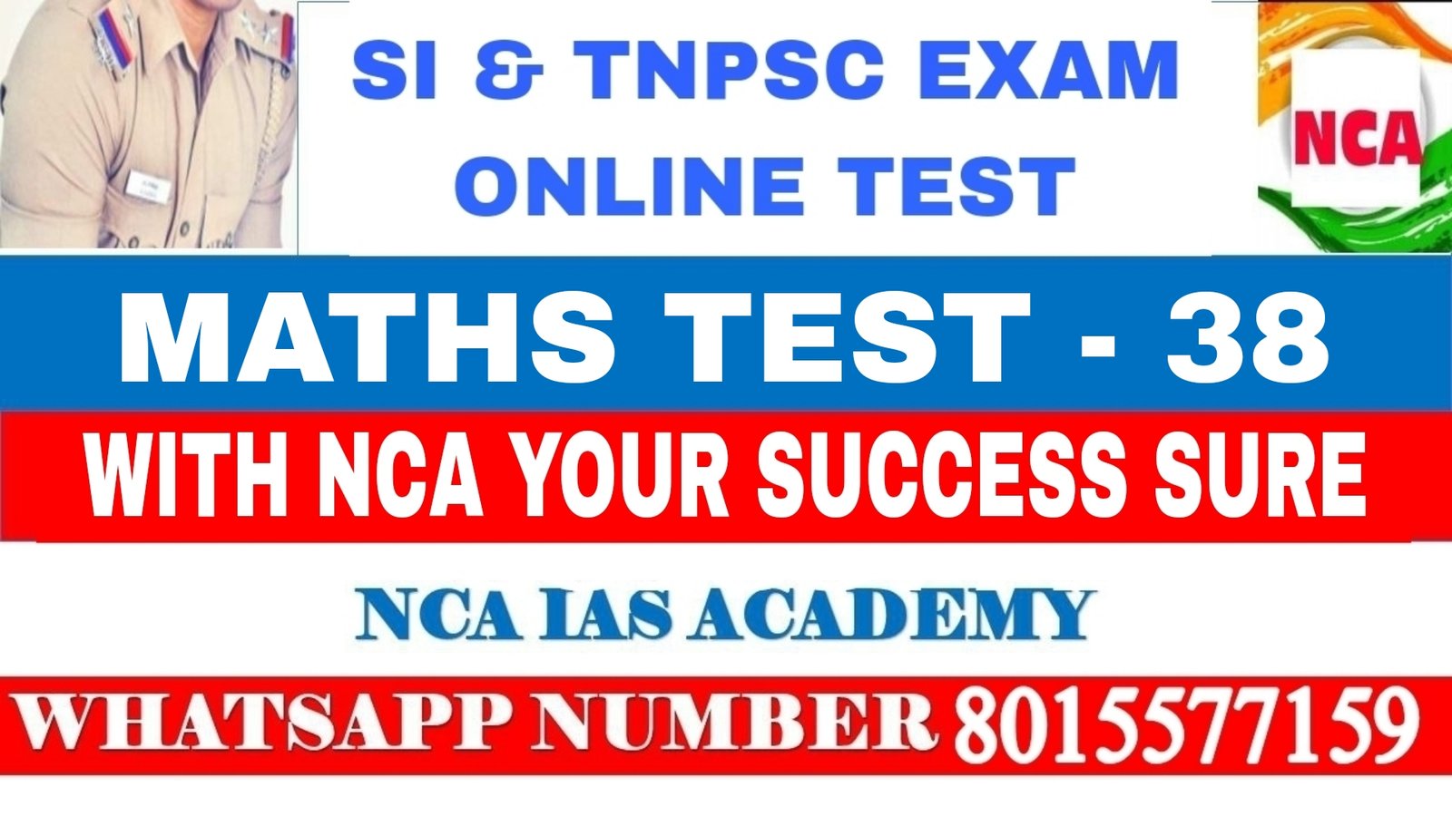 WA – MATHS TEST – 38