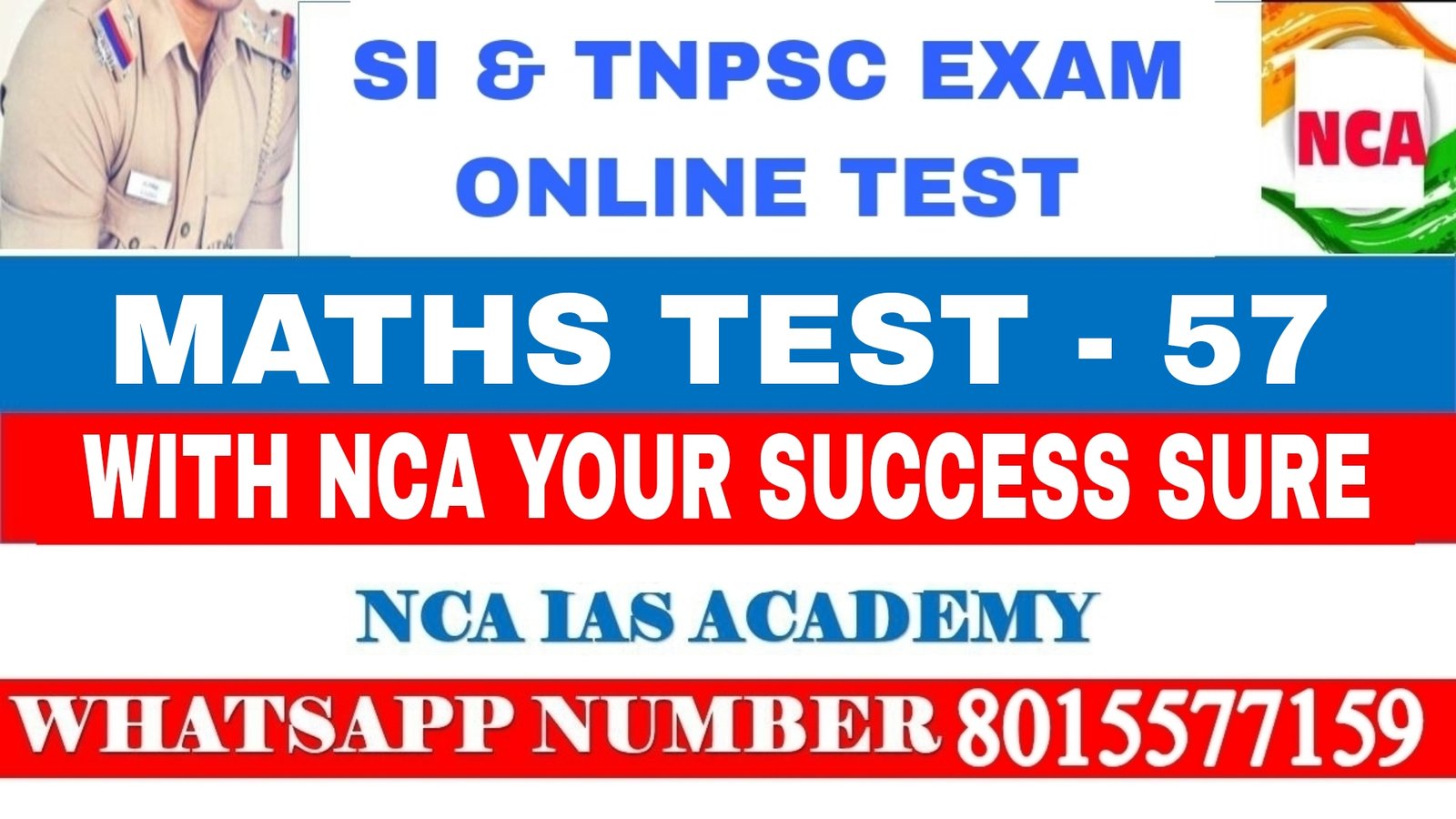 WA – MATHS TEST – 57