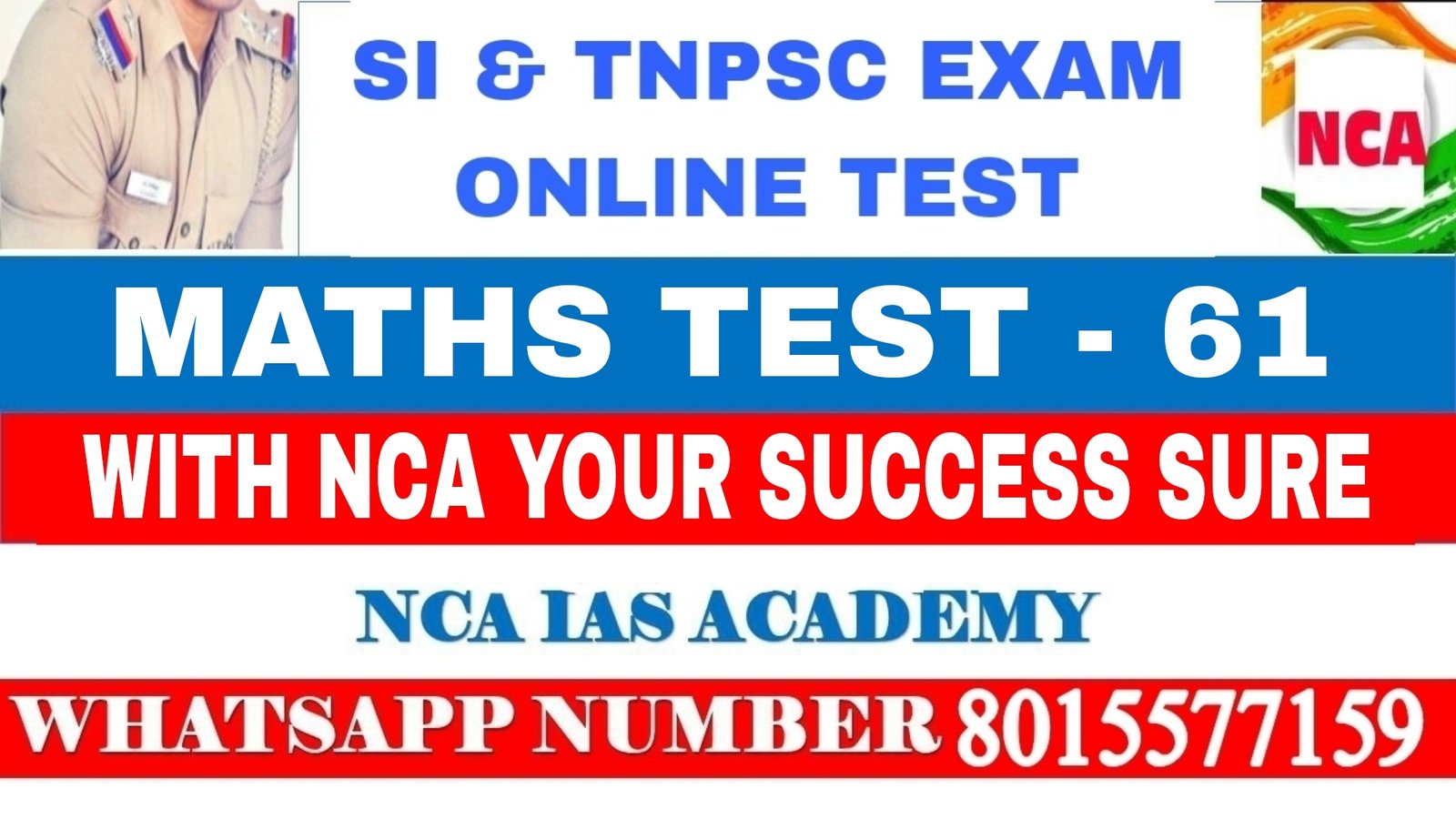WA – MATHS TEST – 61