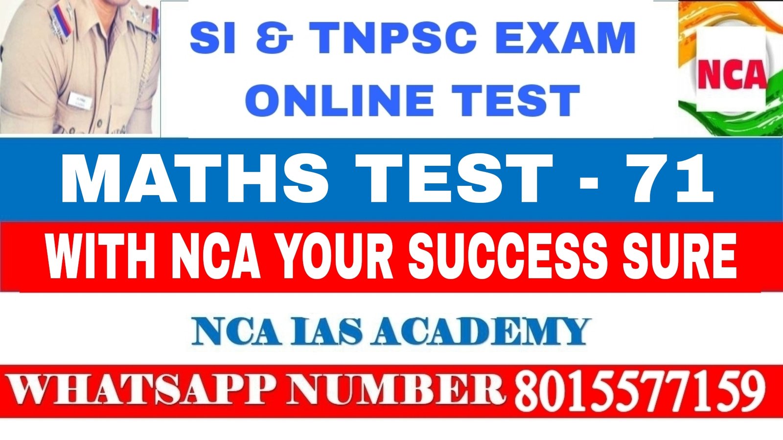 WA – MATHS TEST – 71