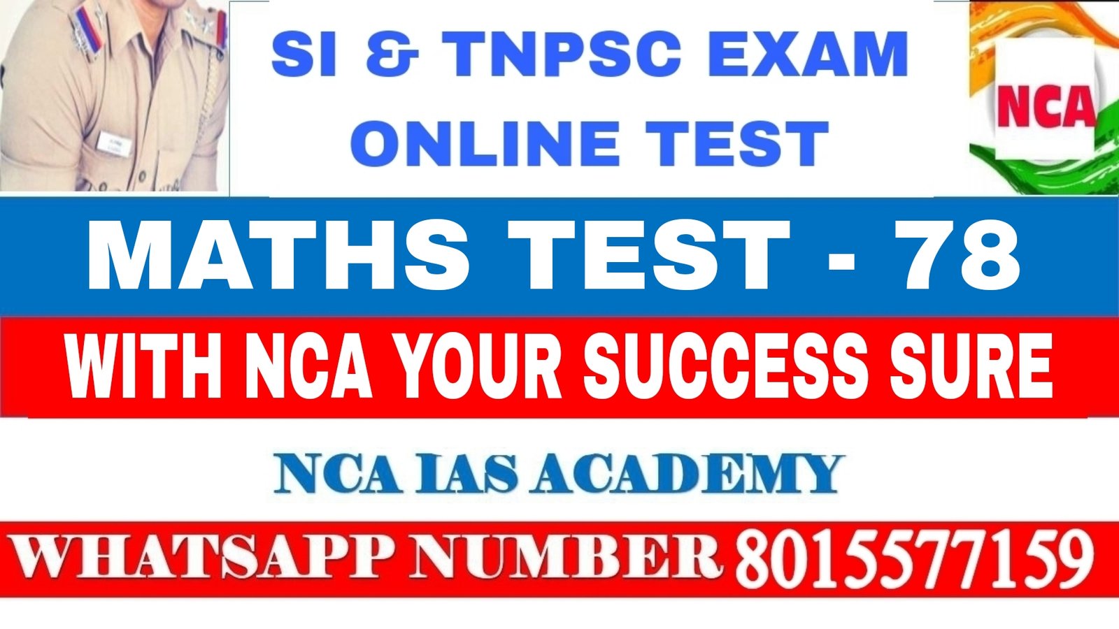 WA – MATHS TEST – 78