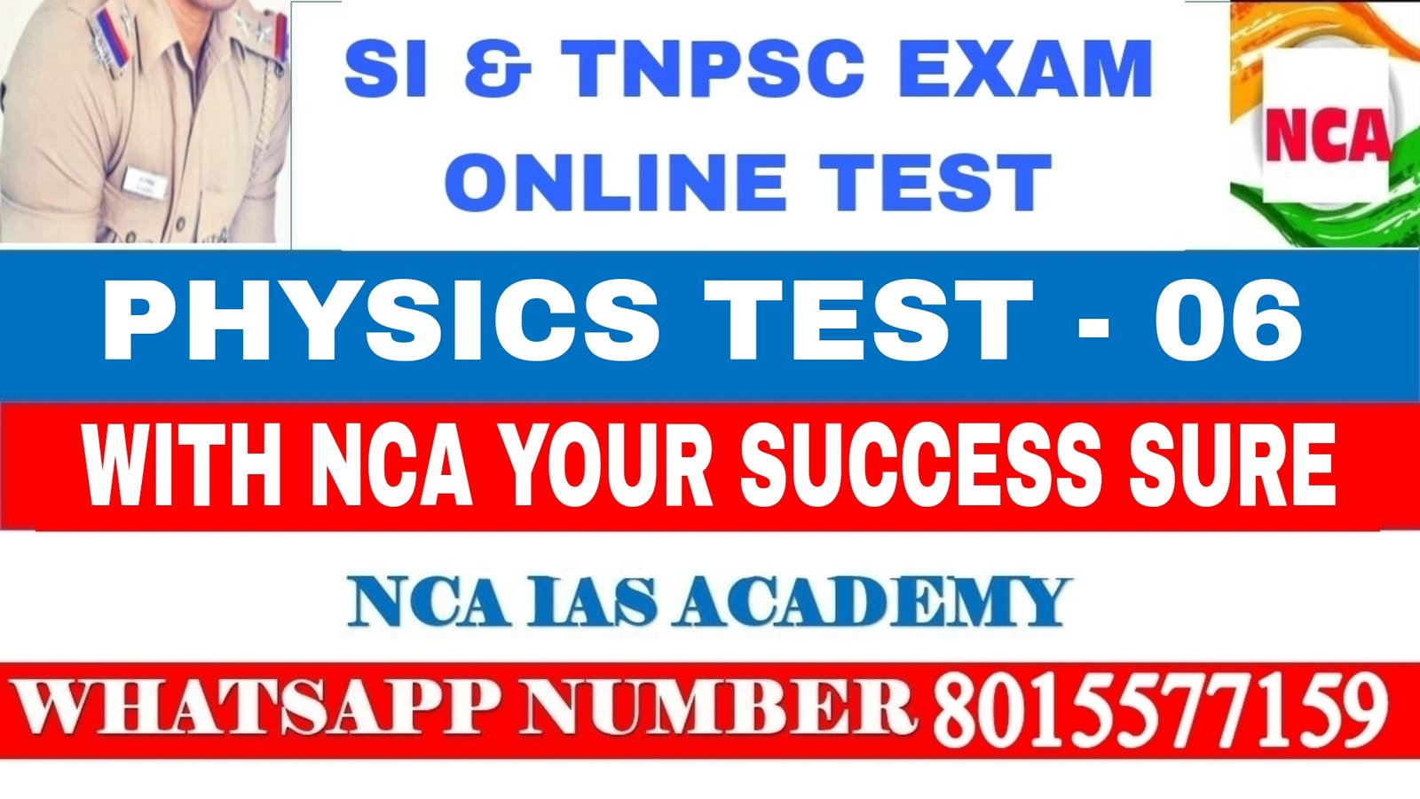 WA – PHYSICS TEST – 06