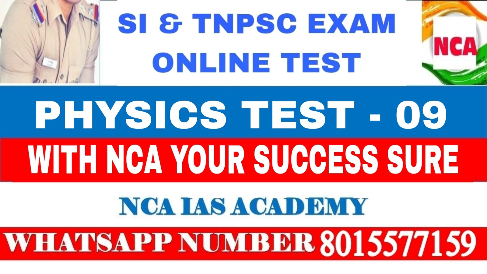 WA – PHYSICS TEST – 09
