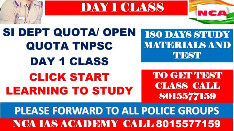 SI DAY – 01 CLASS