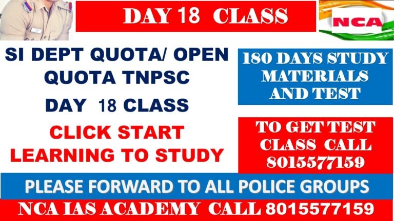 SI DAY – 18 CLASS